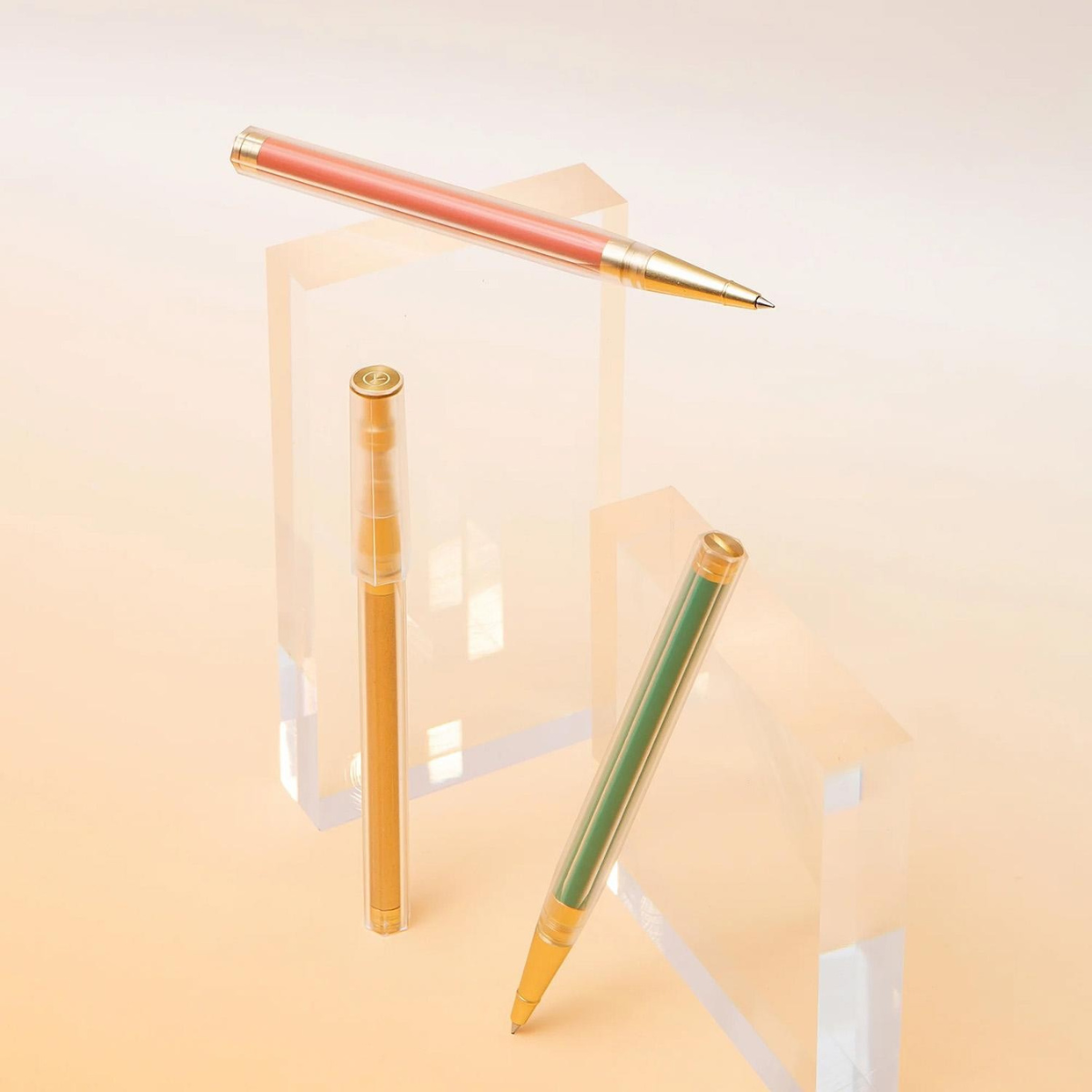 YSTUDIO Glamour Evolve Στυλό Roller Elemental Clear Green