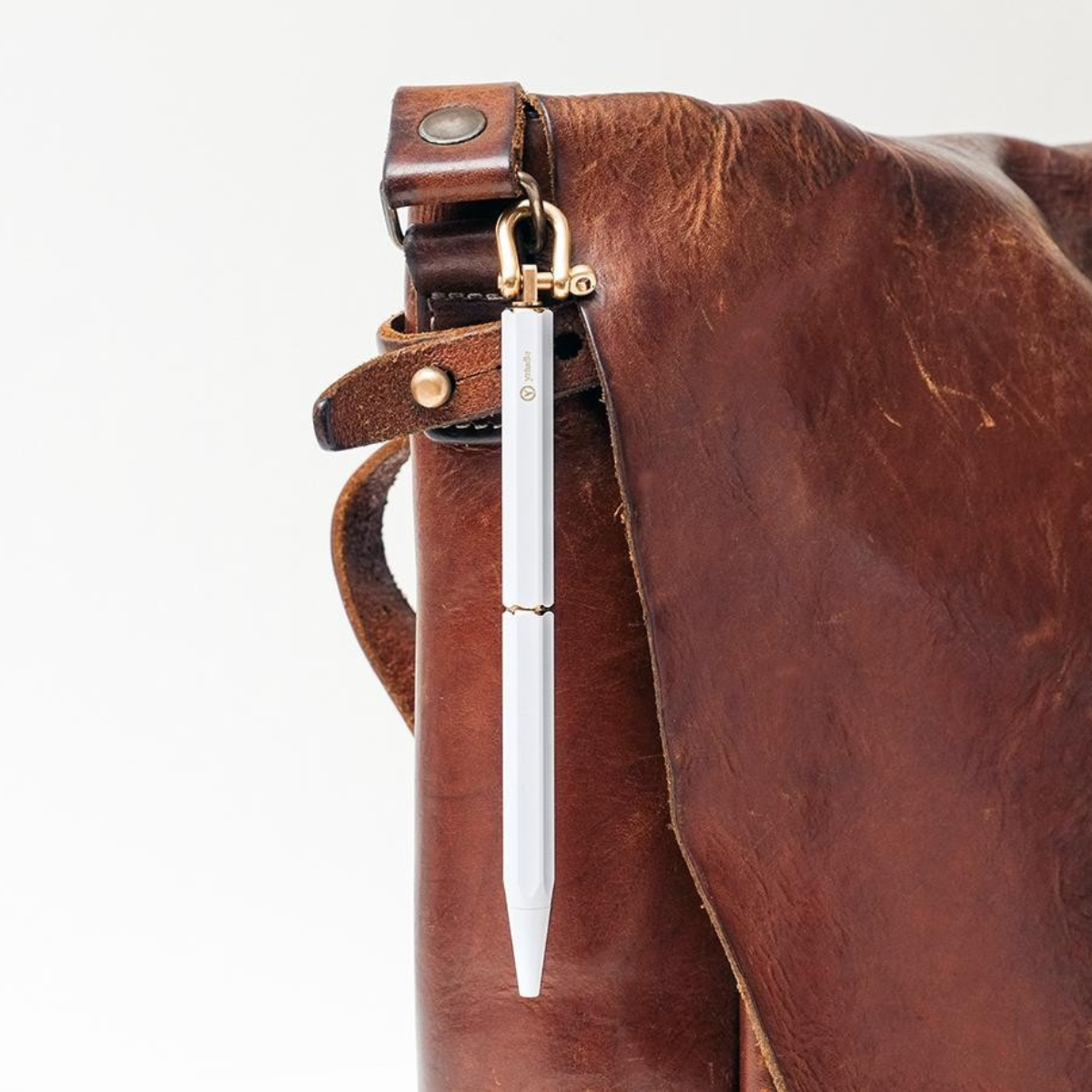 YSTUDIO Στυλό Διαρκείας Brassing Λευκό