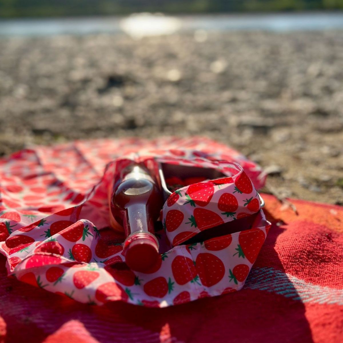 Cedon Αναδιπλούμενη Τσάντα Easy Bag Strawberries