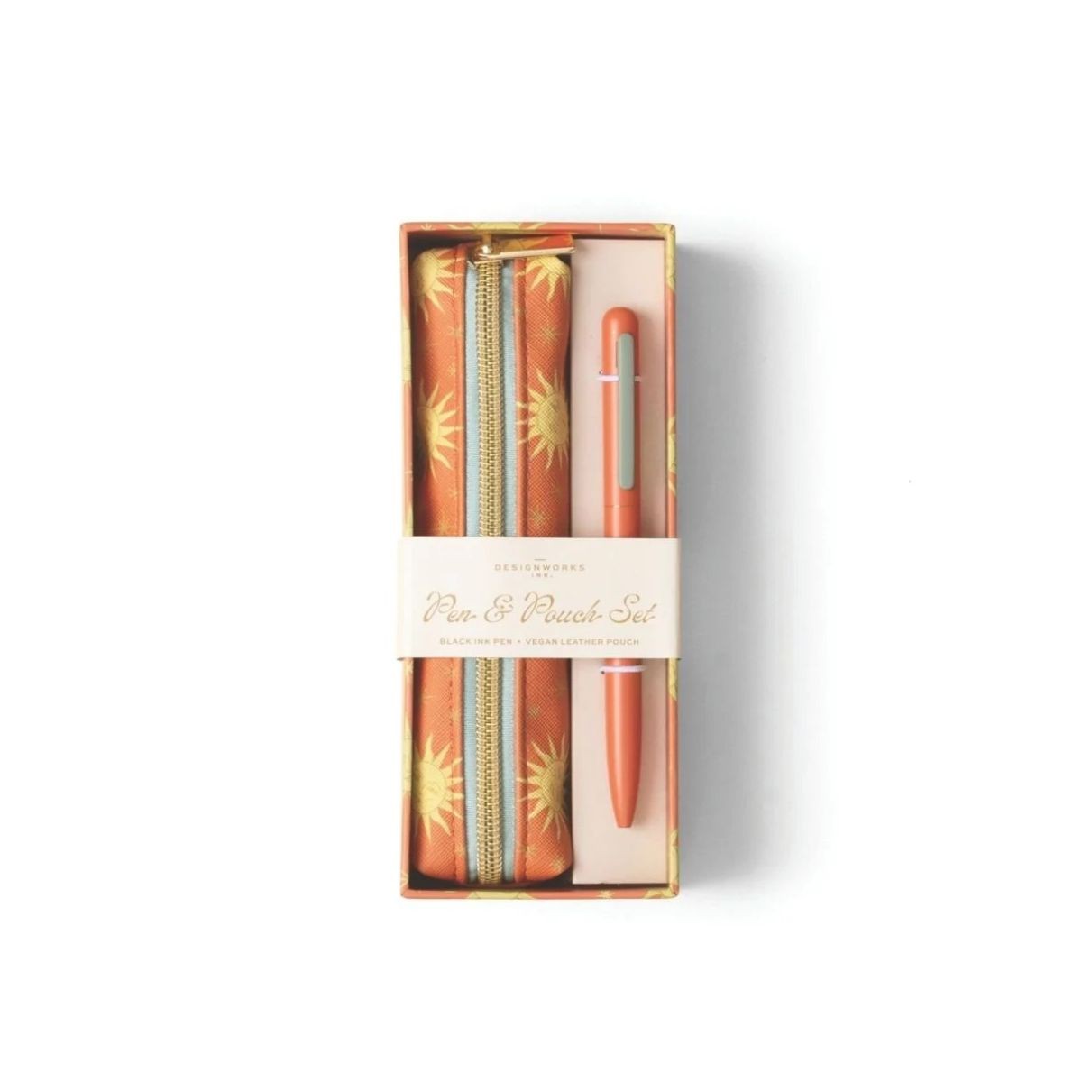 Designworks Ink Σετ Κασετίνα & Στυλό Terracotta Sun