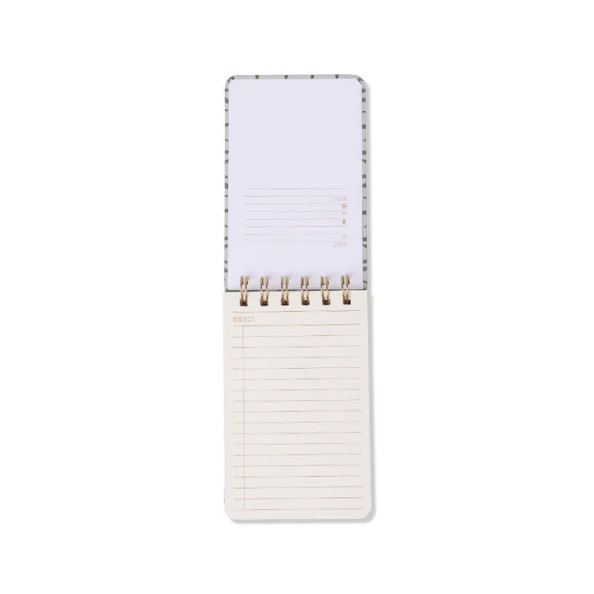 Designworks Ink Σπιράλ Σημειωματάριο Notepad Green Vine Tulip