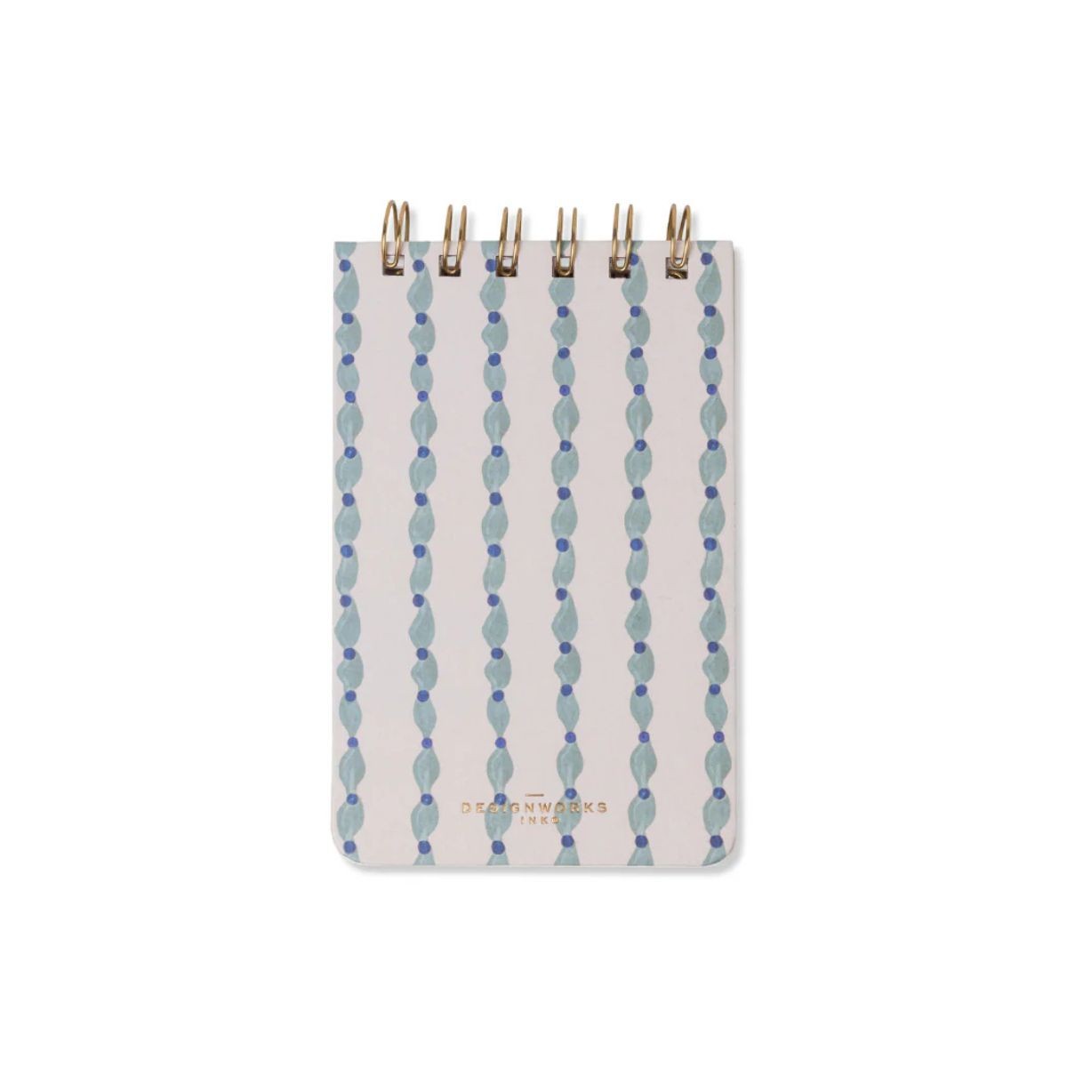 Designworks Ink Σπιράλ Σημειωματάριο Notepad Wavy Blue Tulip