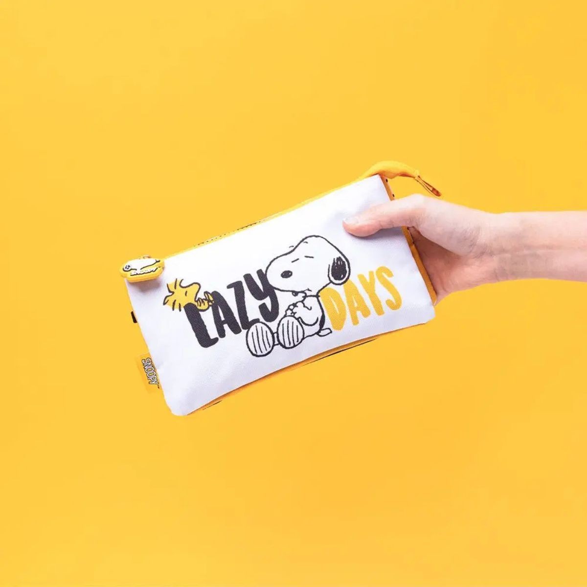 ERIK Κασετίνα Τριπλή 22εκ SNOOPY Lazy Days