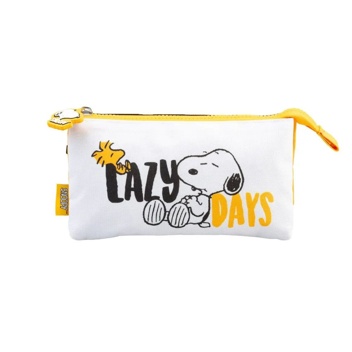 ERIK Κασετίνα Τριπλή 22εκ SNOOPY Lazy Days