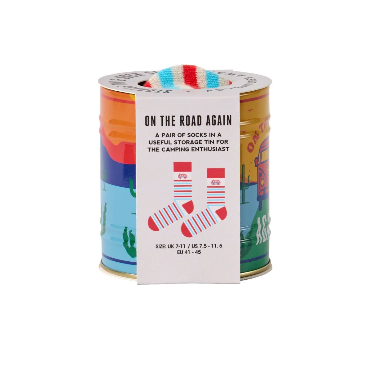 Gentlemen's Hardware Socks in a Can - Camping