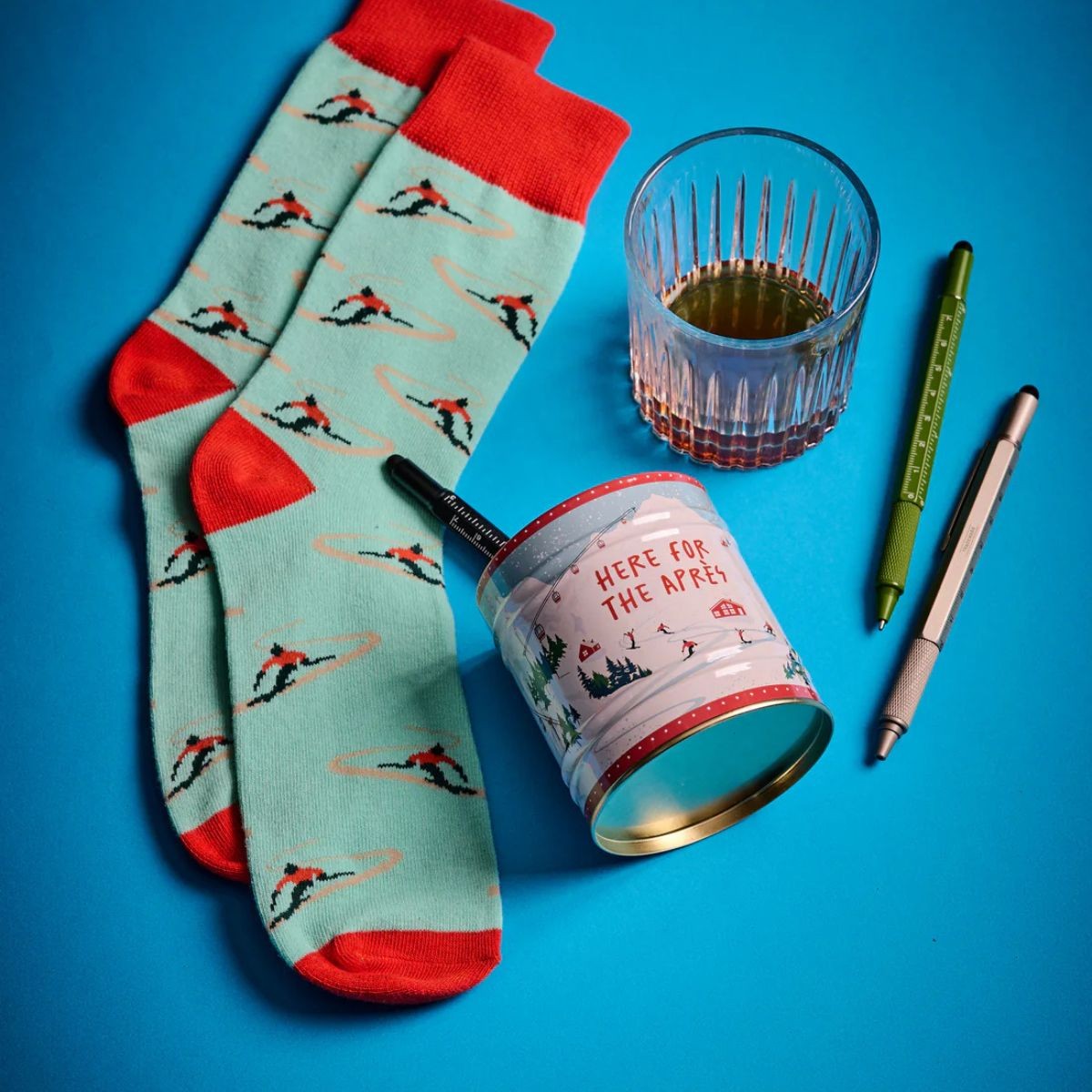 Gentlemen's Hardware Socks in a Can - Skiing