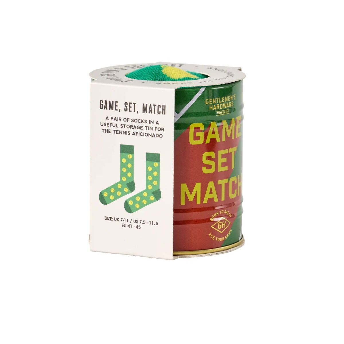 Gentlemen's Hardware Socks in a Can - Tennis