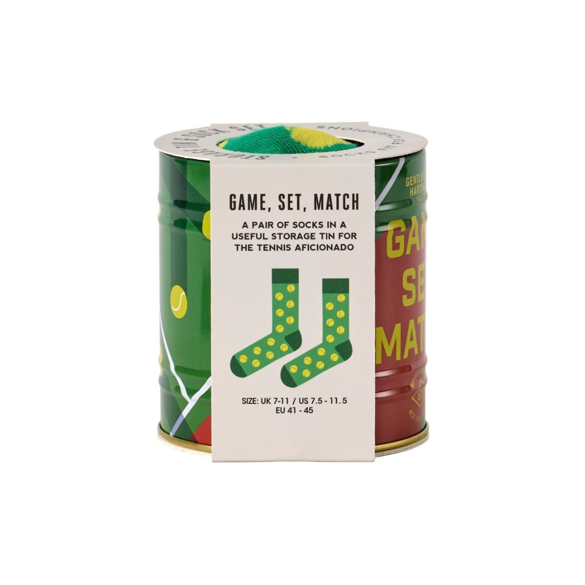 Gentlemen's Hardware Socks in a Can - Tennis