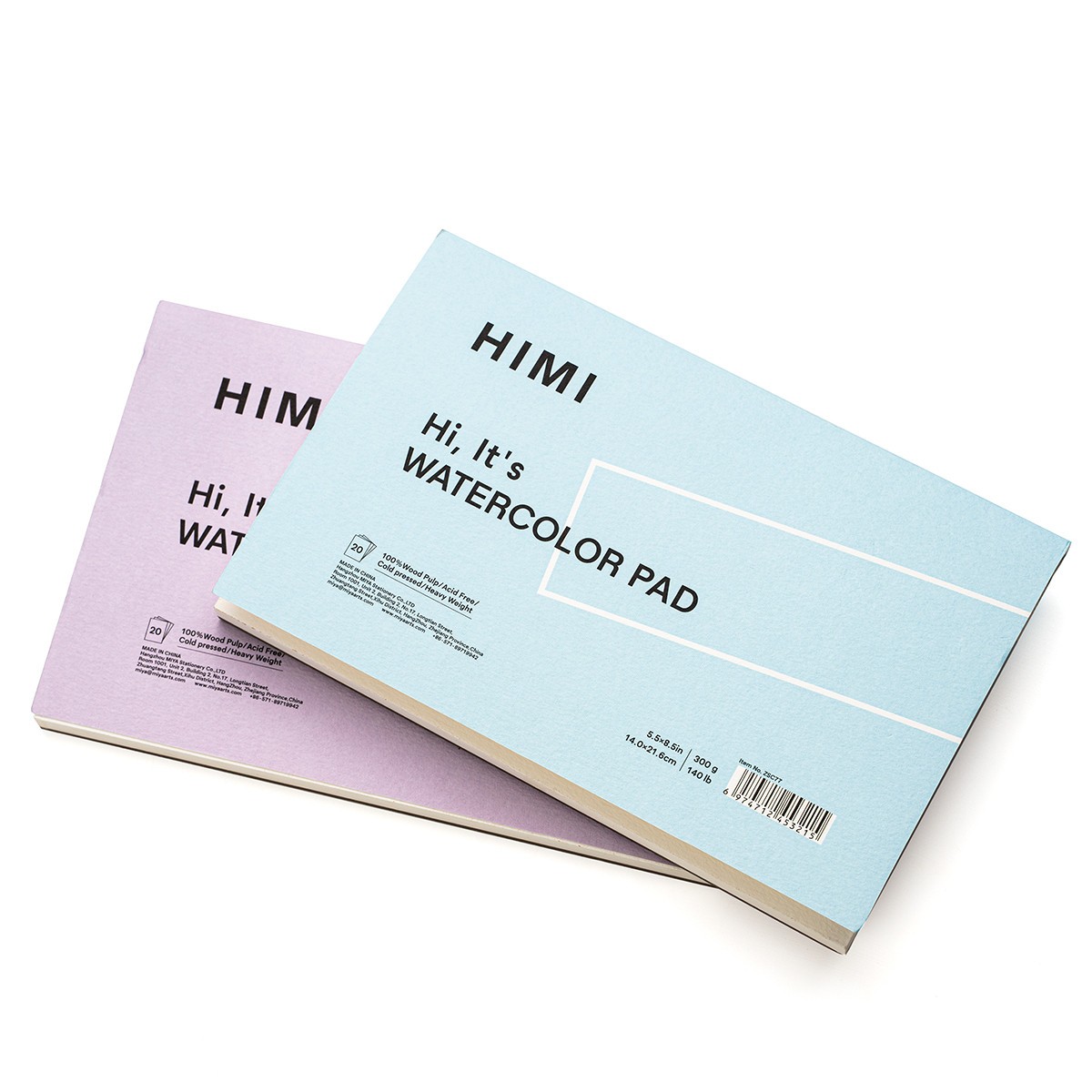 HIMI Μπλοκ Ακουαρέλας 14 x 21.6 cm - Purple