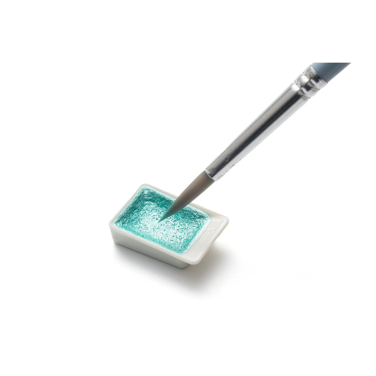 HIMI Σετ 12 Χρωμάτων Watercolour σε Pans με Πινέλο - Silver Metallic edition