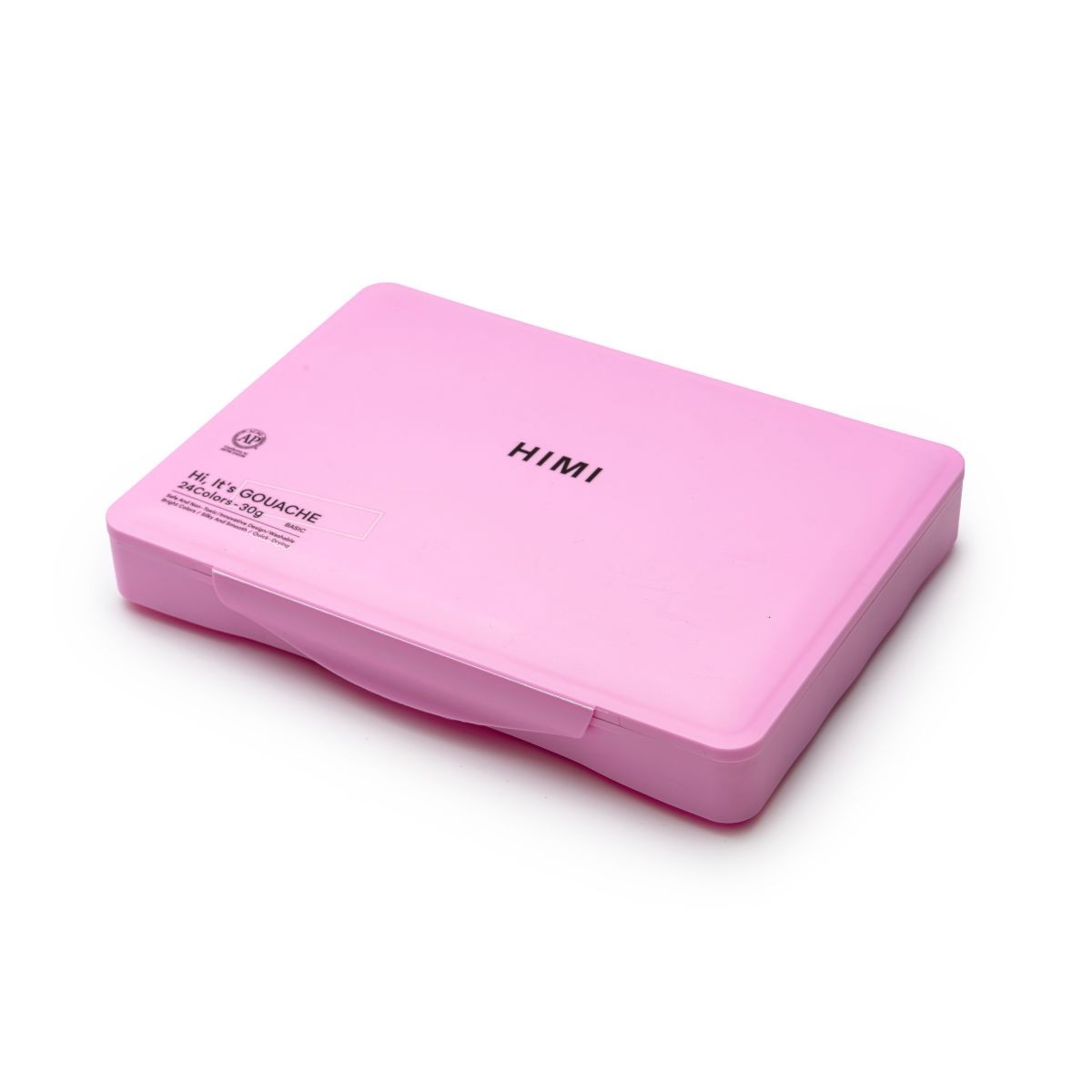 HIMI Σετ-24 Χρωμάτων Jelly Cup Gouache με Παλέτα Ανάμιξης - Pink Case Edition