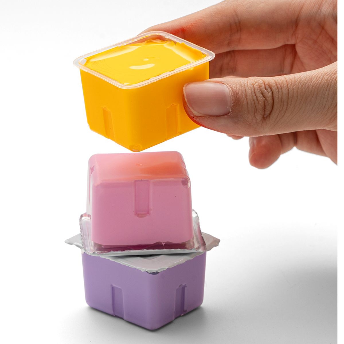 HIMI Σετ-24 Χρωμάτων Jelly Cup Gouache με Παλέτα Ανάμιξης - Pink Case Edition