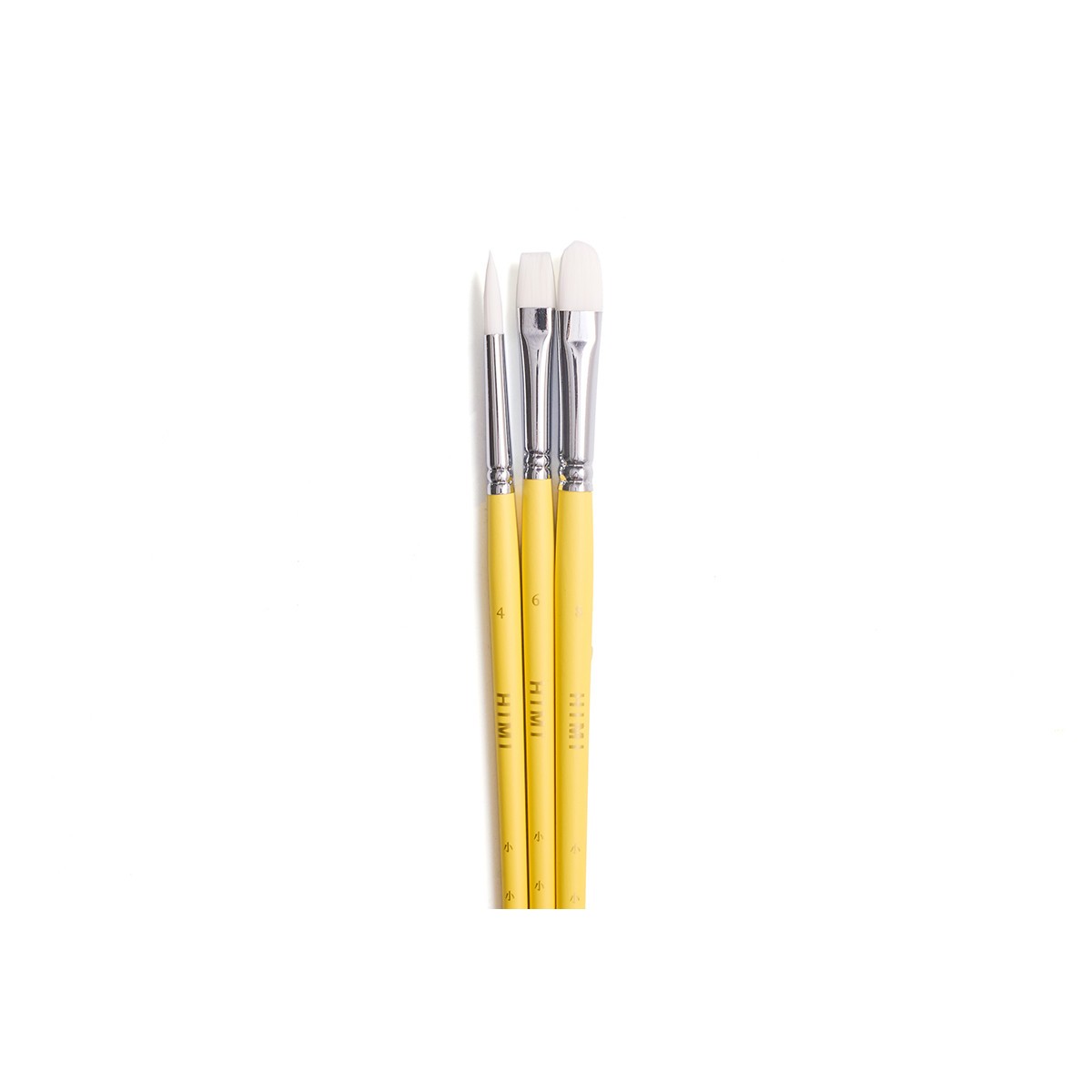 HIMI Σετ 3 Πινέλων - Yellow