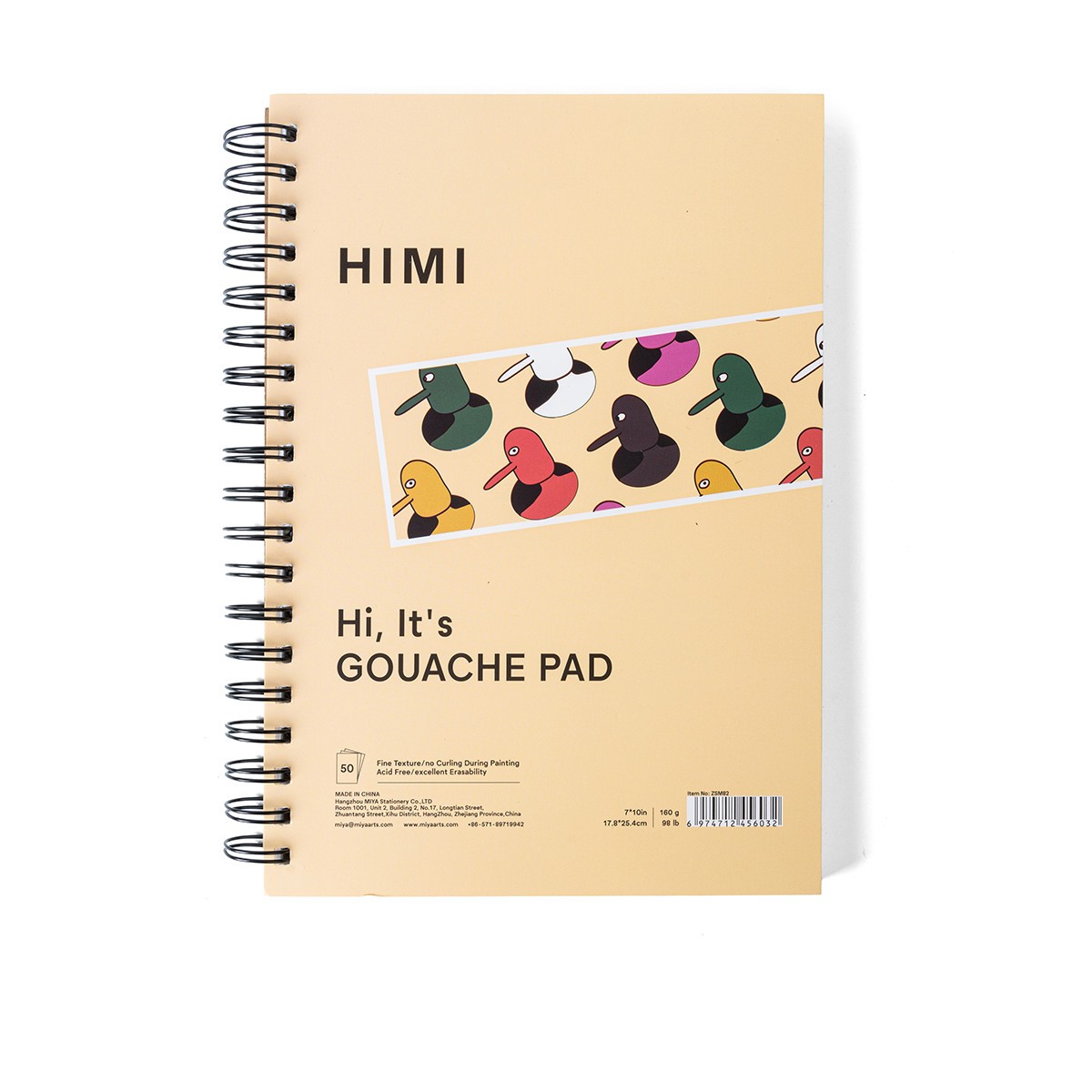HIMI Σετ 72 Χρωμάτων Twin Cup Gouache Kit  - Apple Green Case