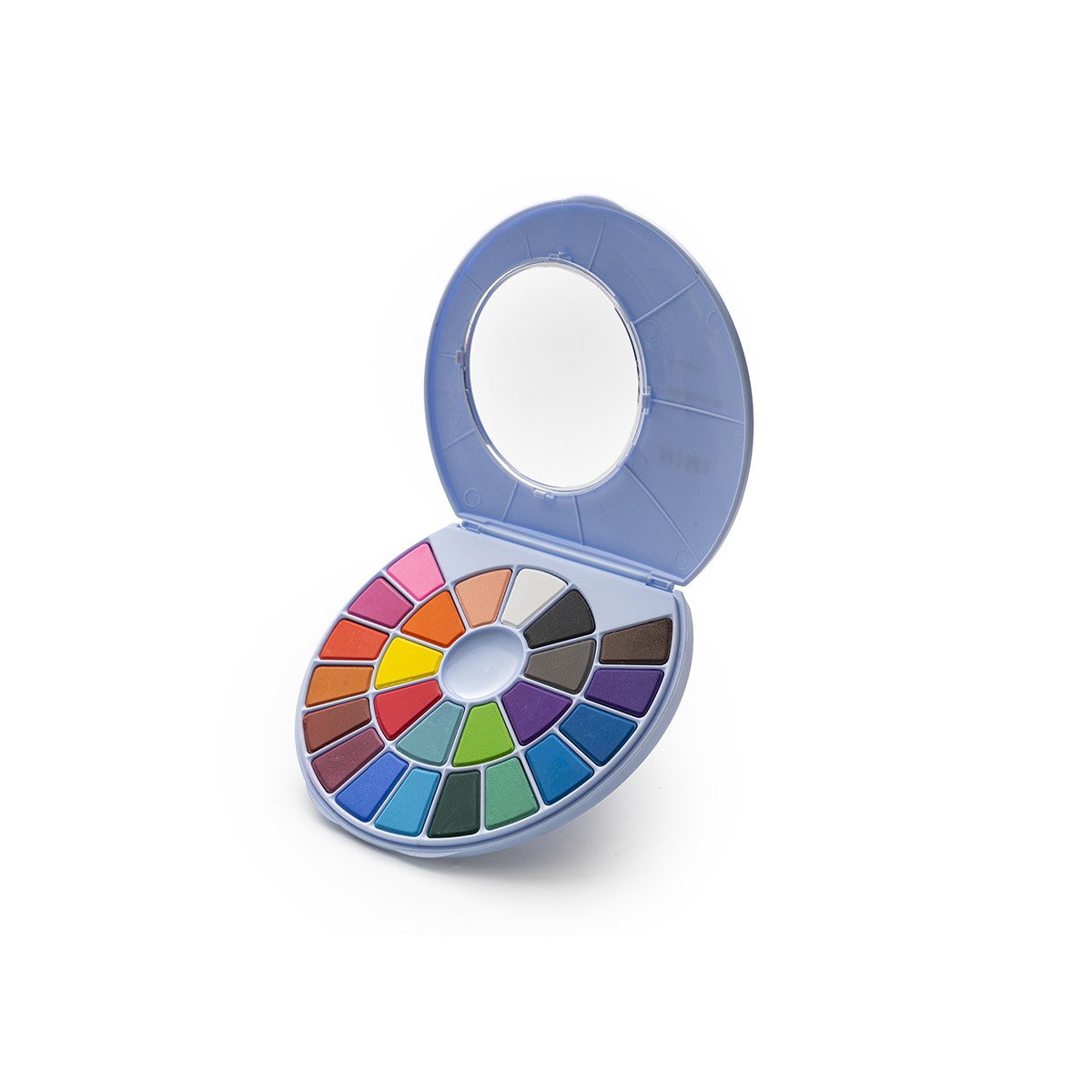HIMI Σετ Ακουαρέλας 24 Χρωμάτων Solid Watercolour με Πινέλο - Blue Case