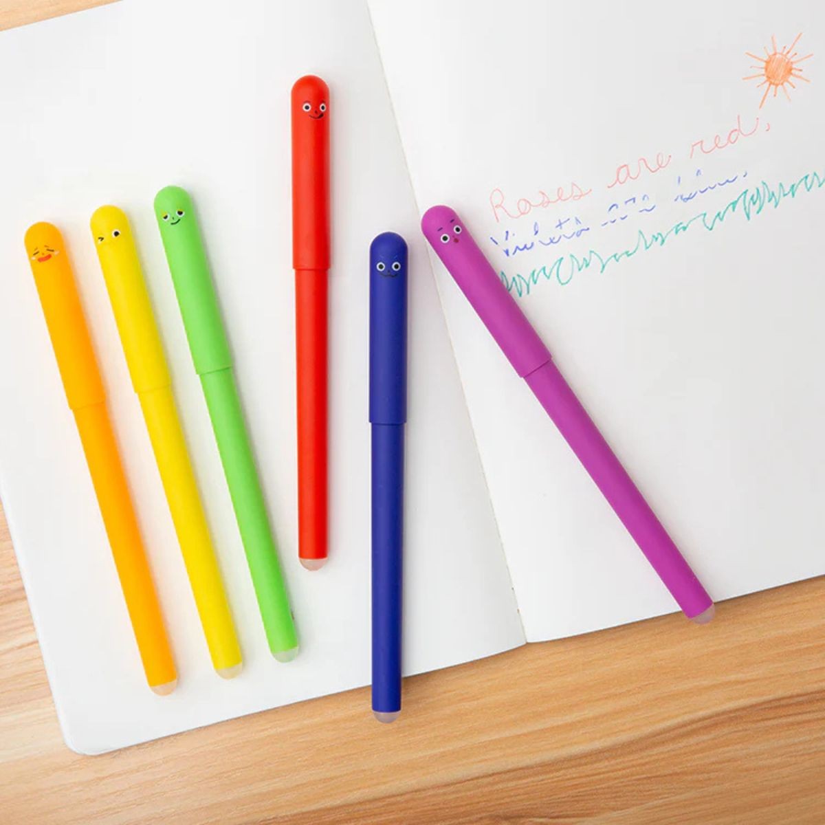 Kikkerland Σετ Στυλό που Σβήνουν Fruitie Cuties