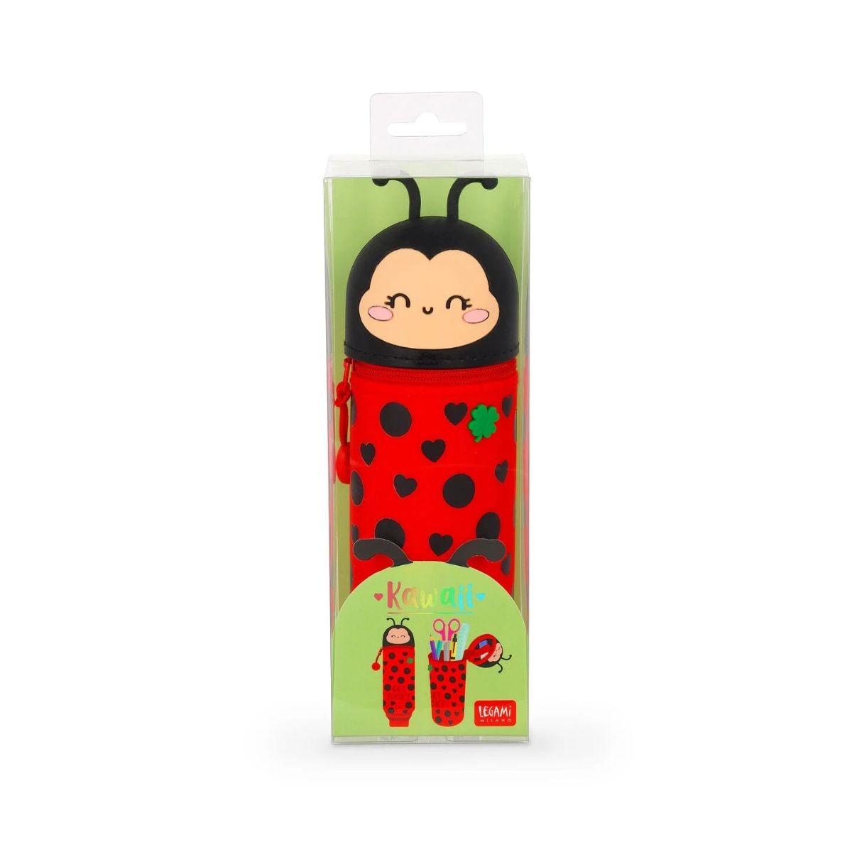 Legami Κασετίνα Ladybug Kawaii 2 σε 1