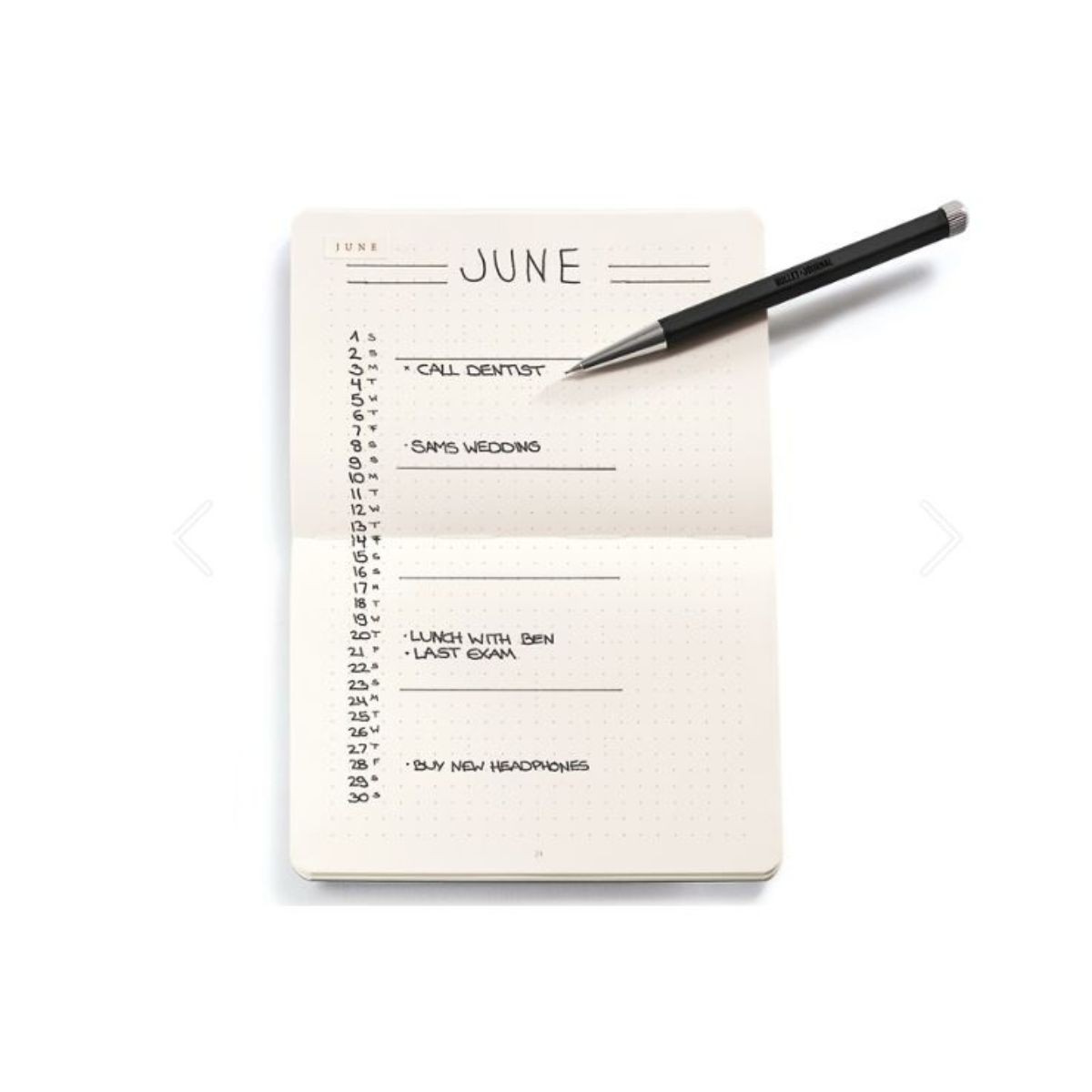 LEUCHTTURM1917 Σετ 3 Σημειωματάριων Bullet Journal Pocket 46σελ. - Κουκκίδες