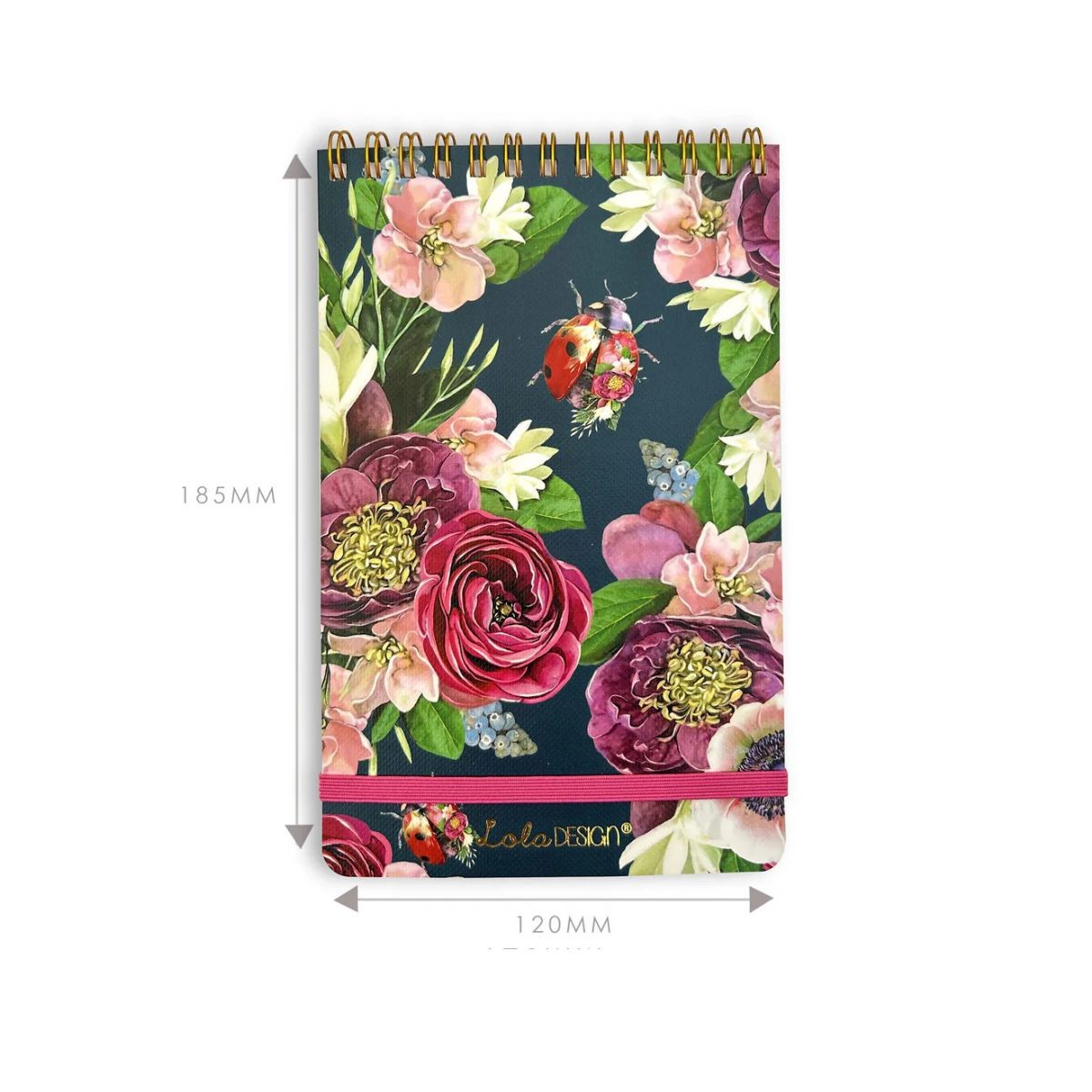 Lola Design Σημειωματάριο Reporter Notepad Ladybird 18.5x12cm
