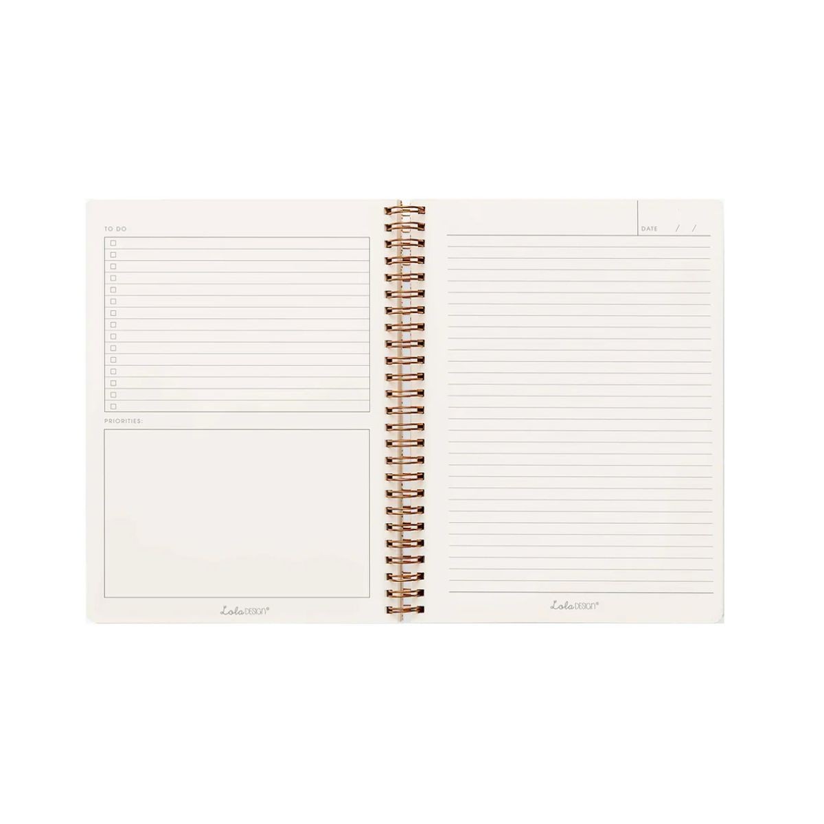 Lola Design Σπιράλ Τετράδιο Οργάνωσης B5 Bee