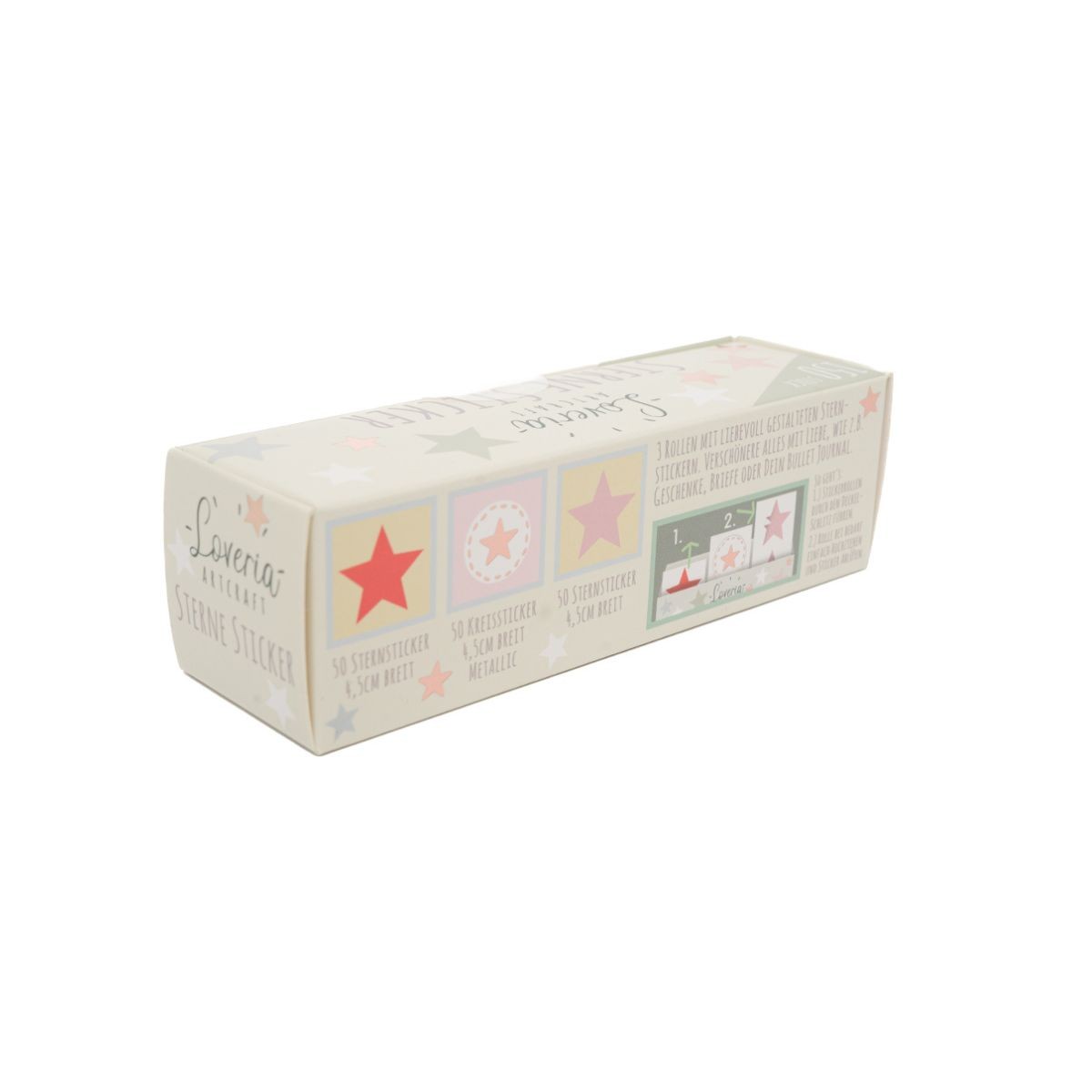 Loveria Artcraft Loveria Artcraft Σετ 150 Αυτοκόλλητων 4.5cm Αστεράκια