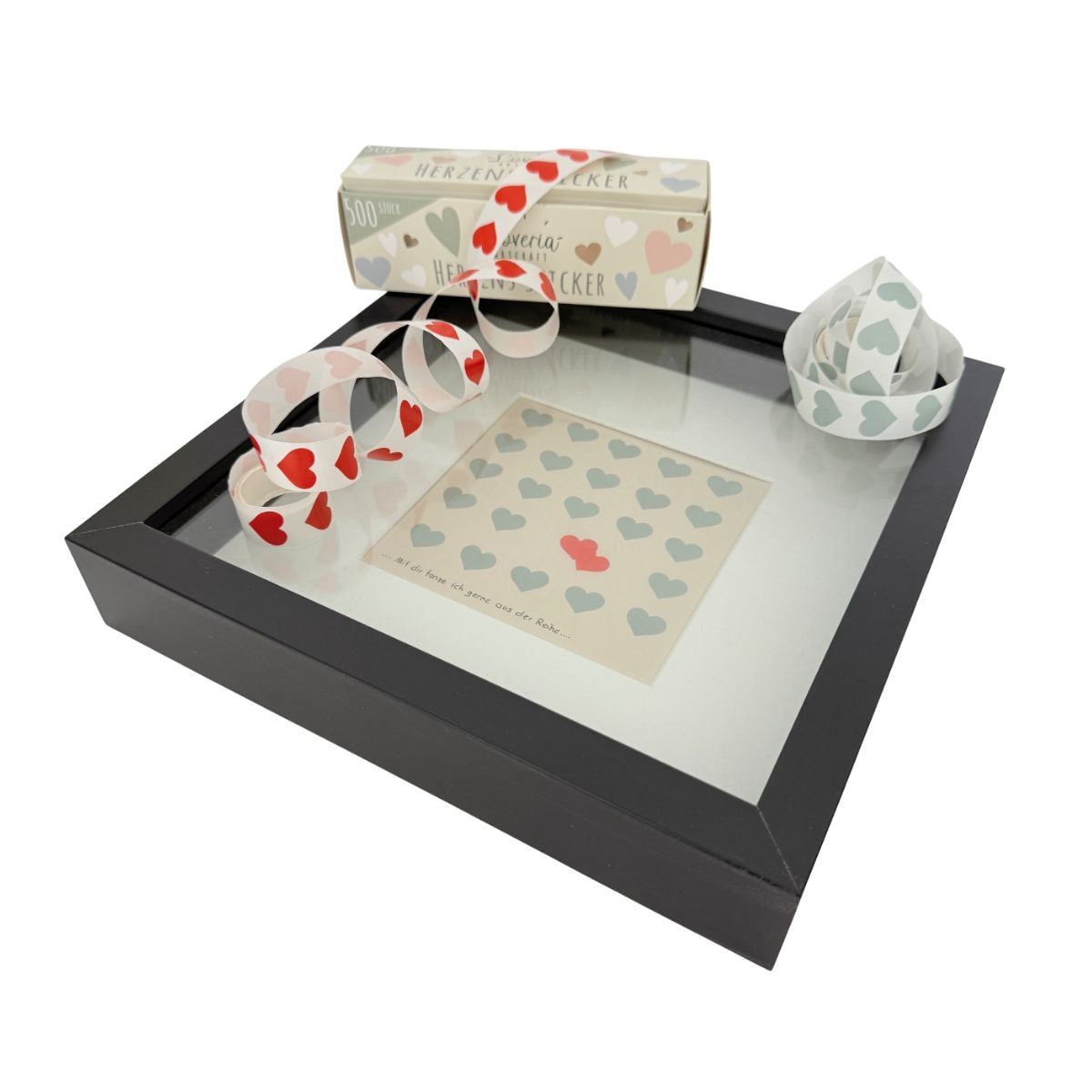 Loveria Artcraft Σετ 500 Αυτοκόλλητων 1.5cm Καρδιές