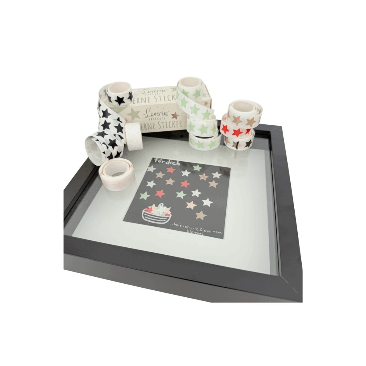 Loveria Artcraft Σετ 500 Αυτοκόλλητων 1.5cm Αστέρια