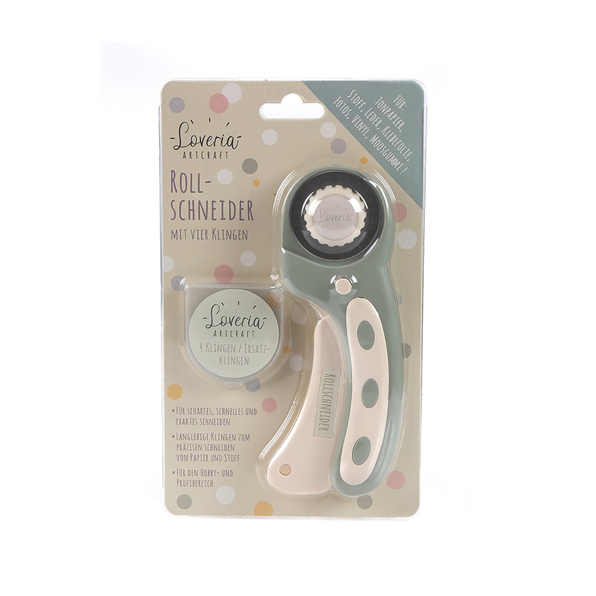 Loveria Artcraft Περιστροφόμενο Κοπίδι με 4 Διαφορετικές Λεπίδες