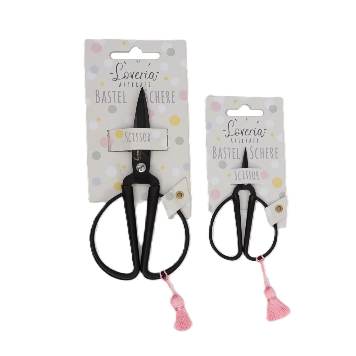 Loveria Artcraft Ψαλίδι Χειροτεχνίας Retro Look - Μαύρο
