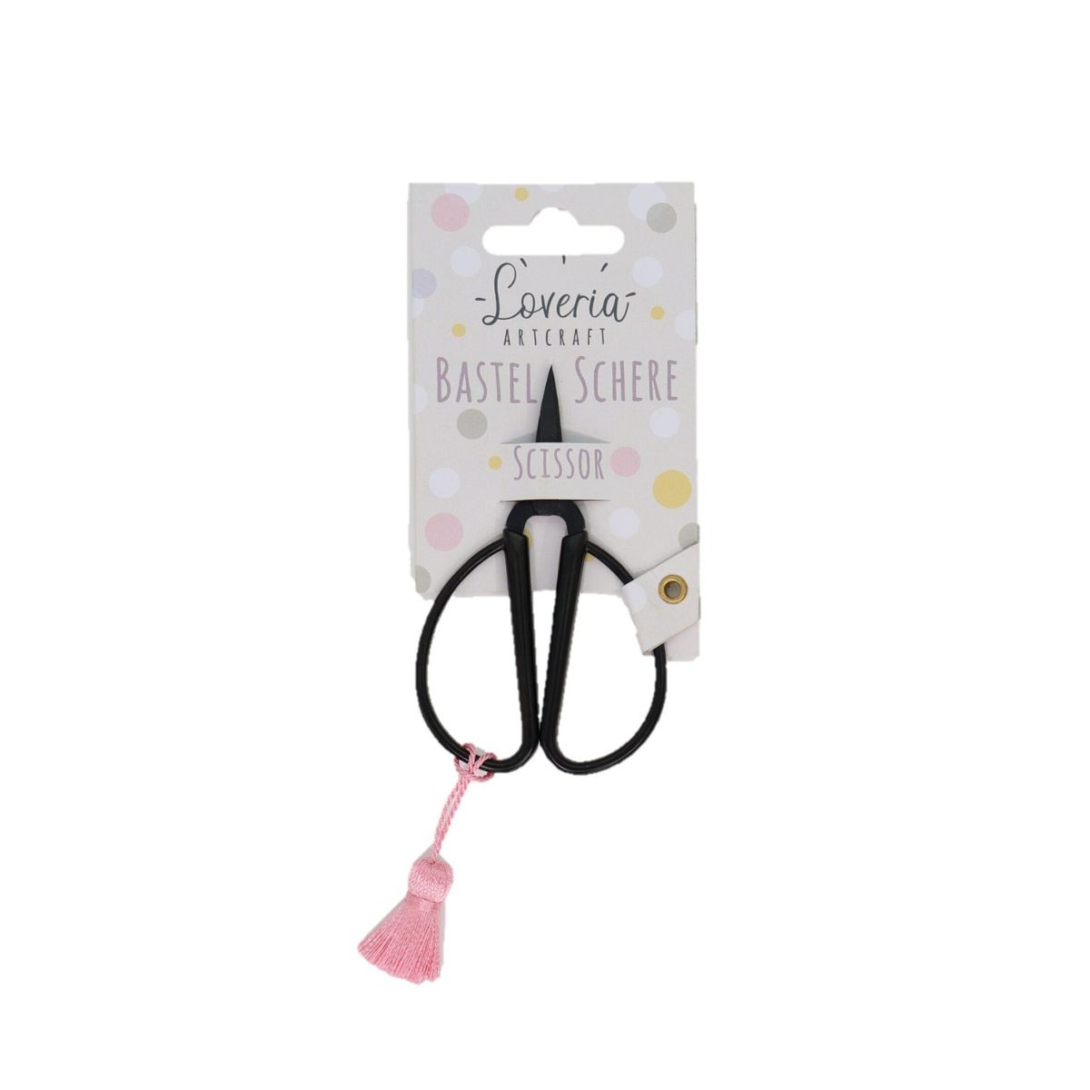 Loveria Artcraft Ψαλίδι Χειροτεχνίας Retro Look - Μαύρο