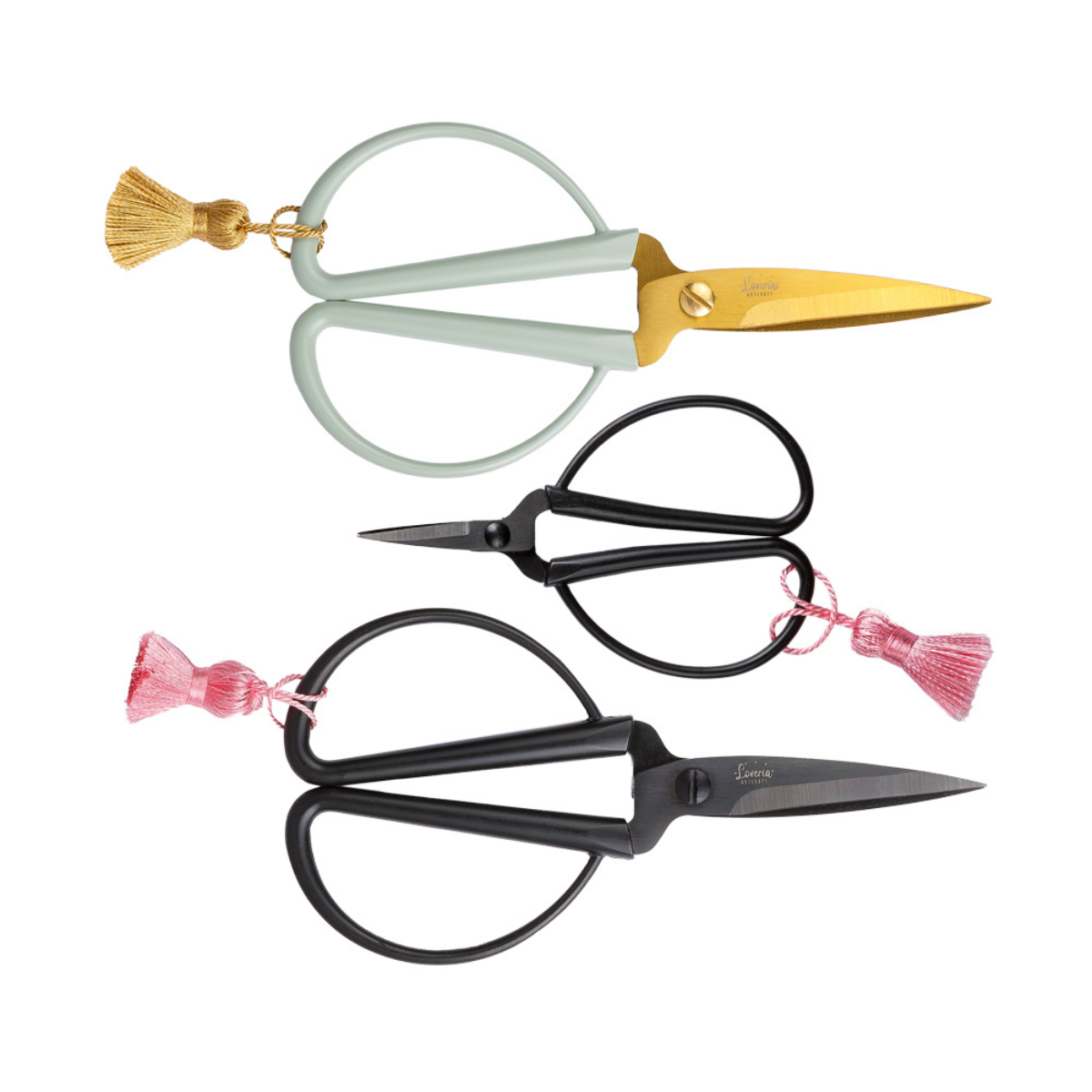 Loveria Artcraft Ψαλίδι Χειροτεχνίας Retro Look Large - Μαύρο