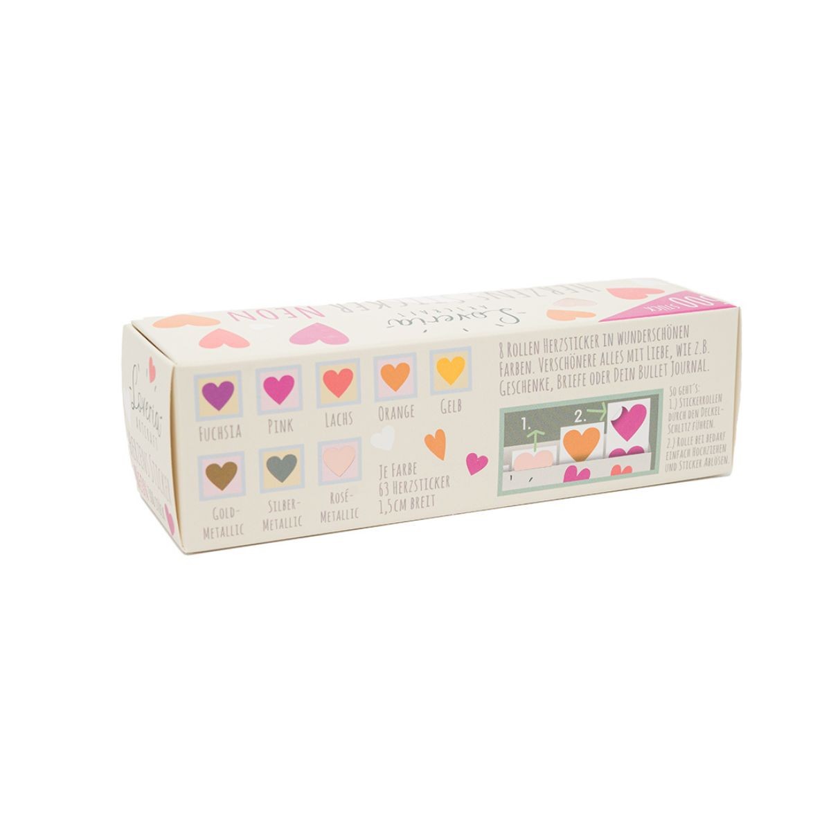 Loveria Artcraft Σετ 500 Αυτοκόλλητων Καρδιές