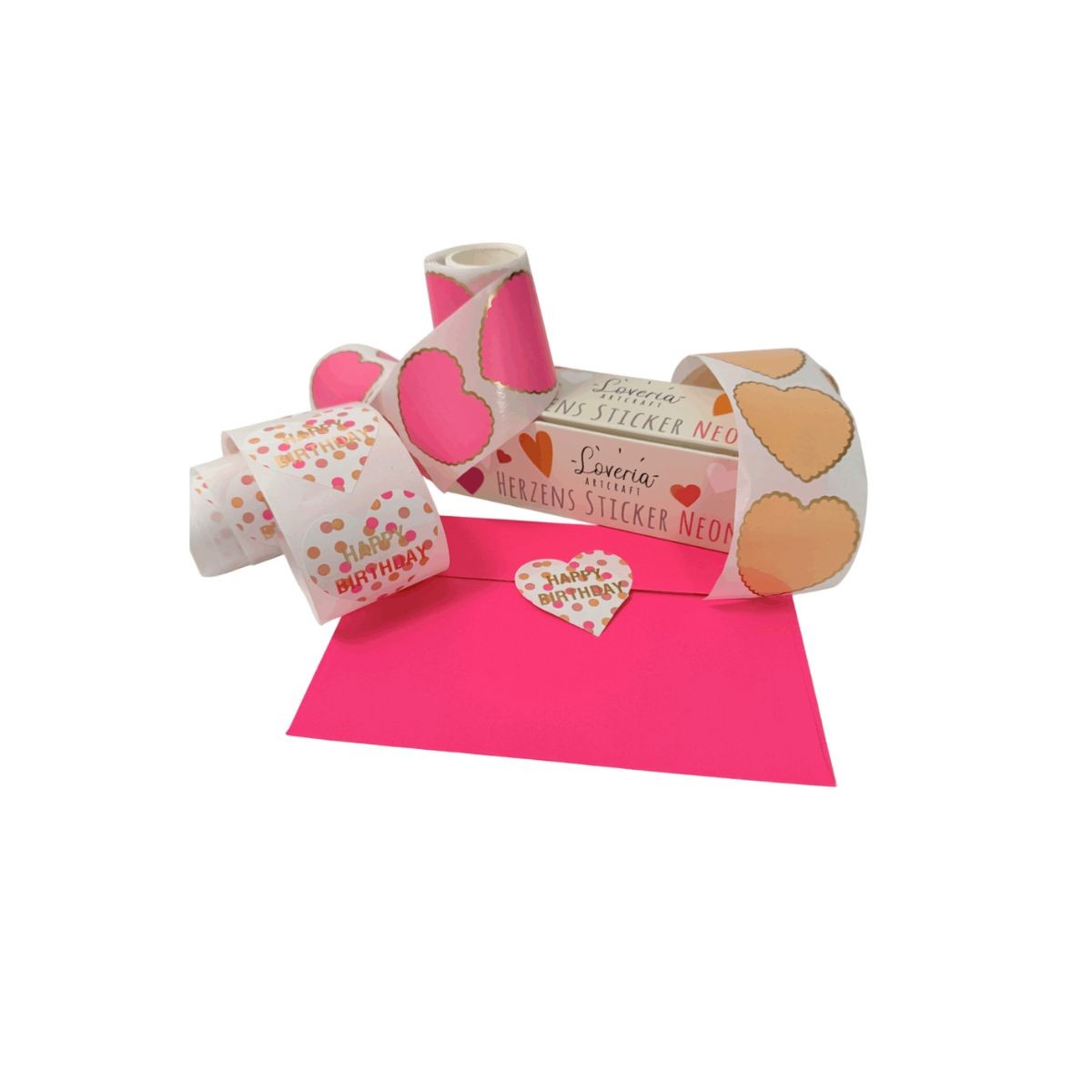 Loveria Artcraft Σετ Αυτοκόλλητων Neon
