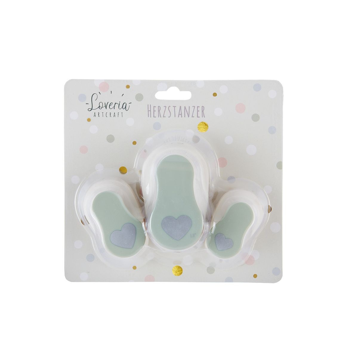 Loveria Artcraft Σετ Φιγουροκόπτες με Καρδιές 3 Μεγεθών