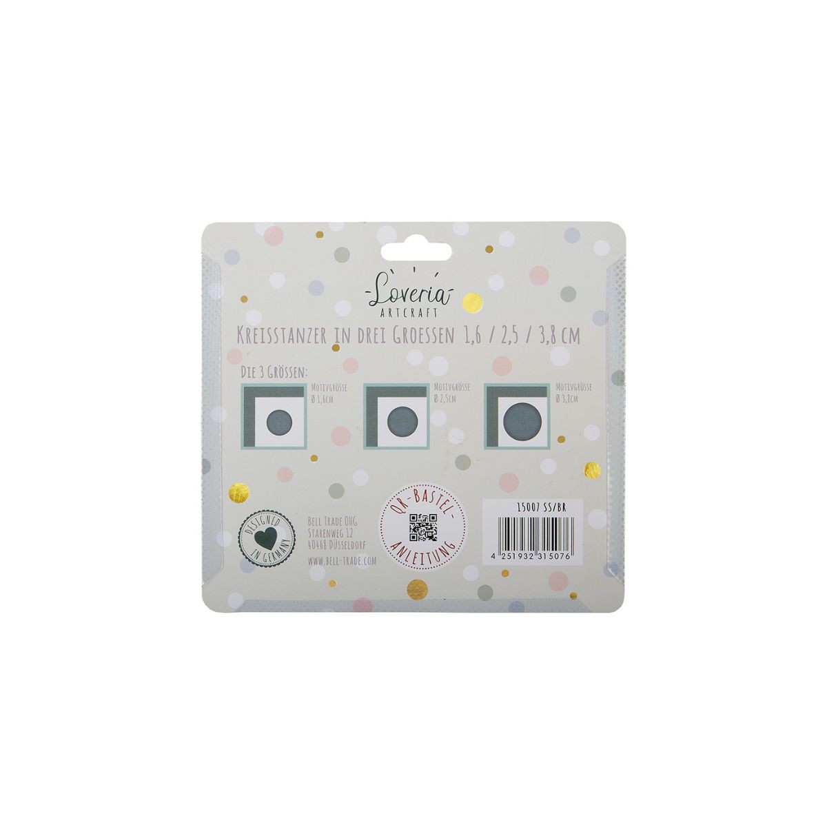 Loveria Artcraft Σετ Φιγουροκόπτες με Κύκλους 3 Μεγεθών