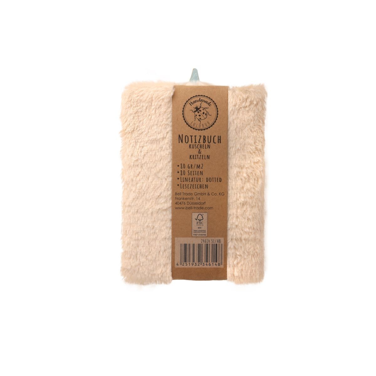 Lulubug Handmade Γούνινο Σημειωματάριο Μονόκερος Fairy