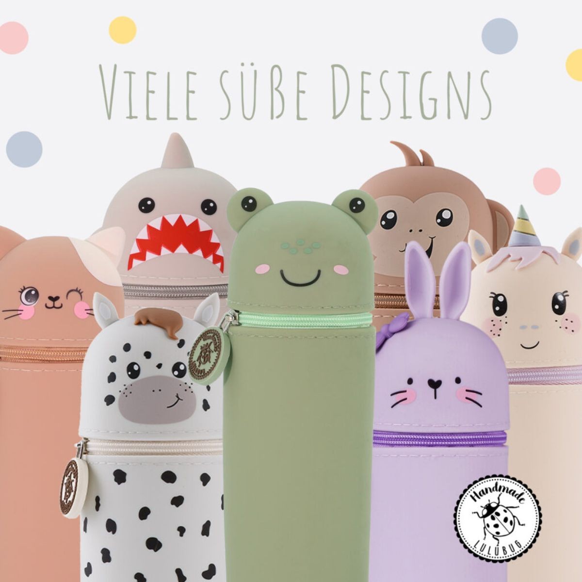 LULUBUG Handmade Κασετίνα Sweet Animals Βάτραχος Franky