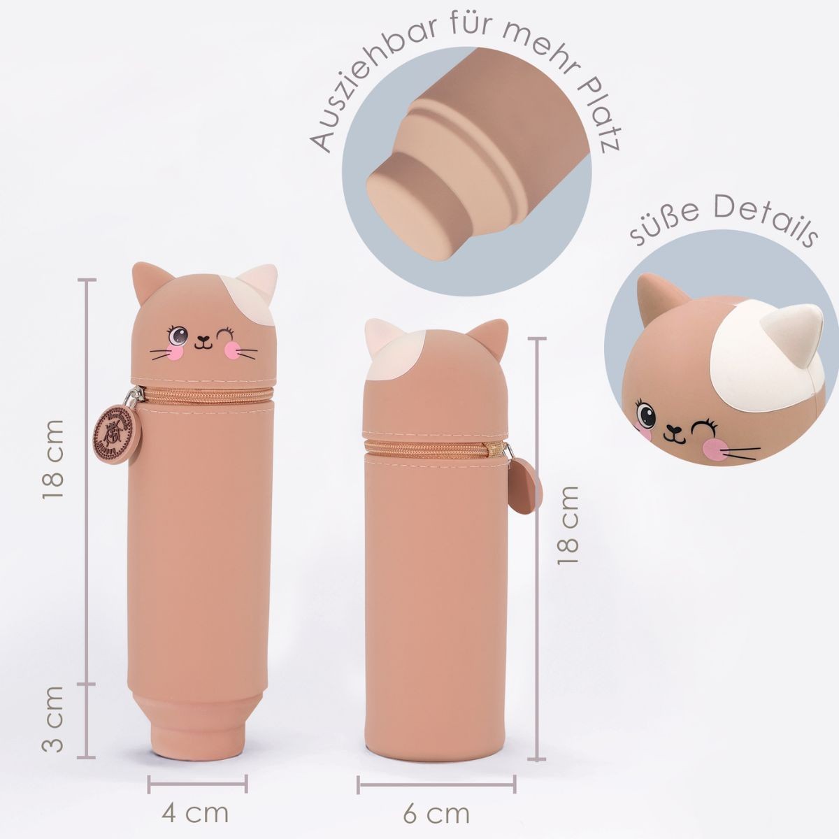 LULUBUG Handmade Κασετίνα Sweet Animals Γατούλα Miezy