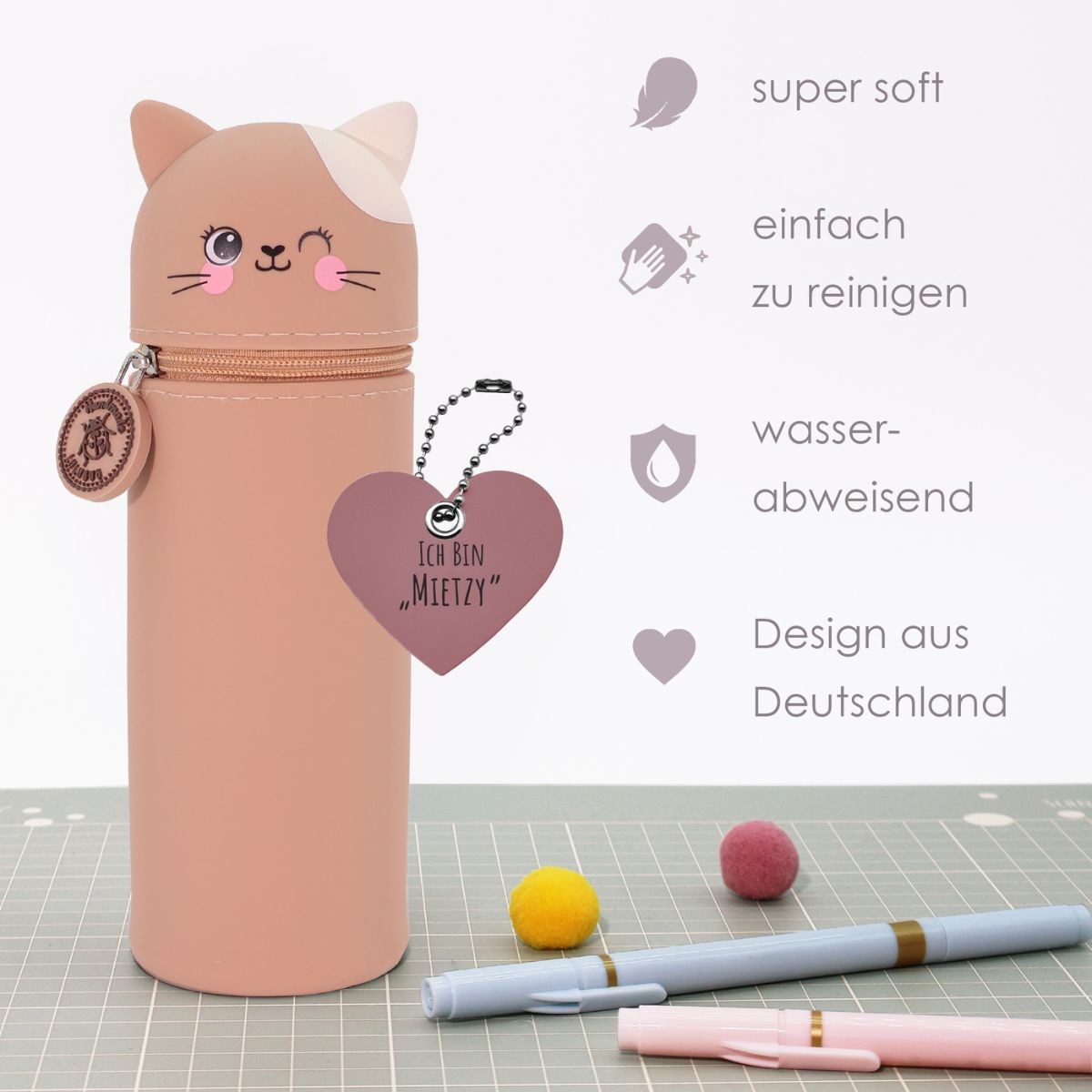 LULUBUG Handmade Κασετίνα Sweet Animals Γατούλα Miezy