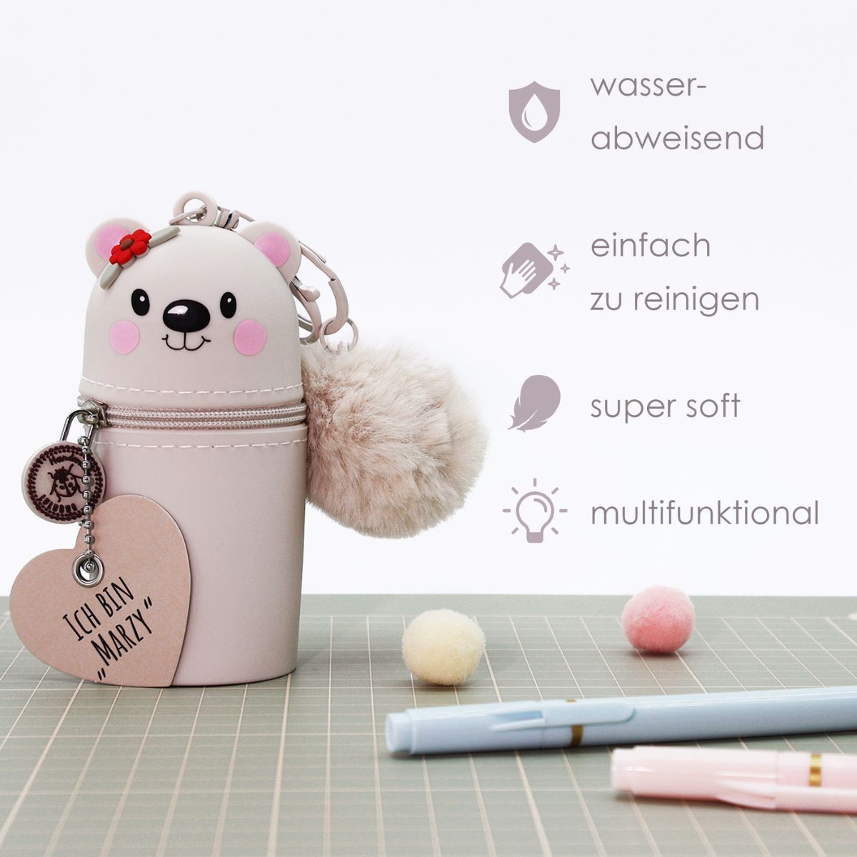 LULUBUG Handmade Μίνι Κασετίνες Mini Sweets Αρκουδ΄΄ακι Marzy