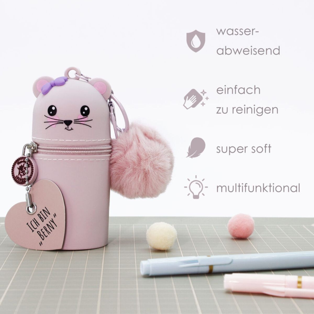 LULUBUG Handmade Μίνι Κασετίνες Mini Sweets Ποντικάκι Berny