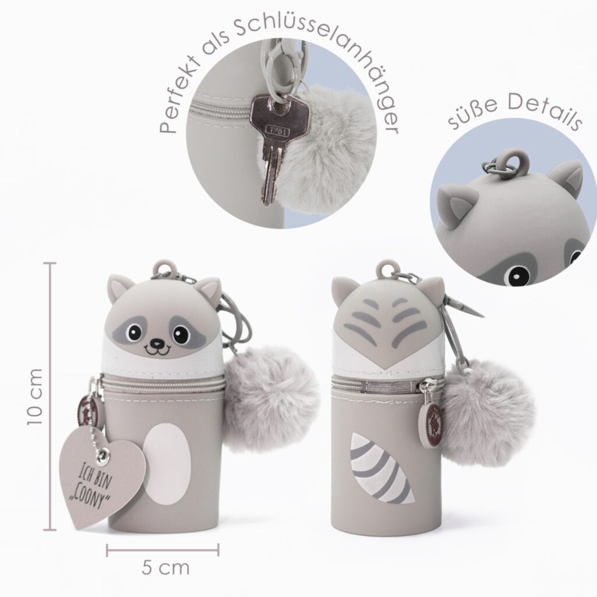 LULUBUG Handmade Μίνι Κασετίνες Mini Sweets Ρακούν Coony