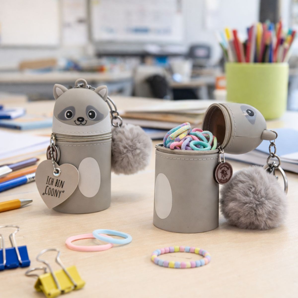 LULUBUG Handmade Μίνι Κασετίνες Mini Sweets Ρακούν Coony