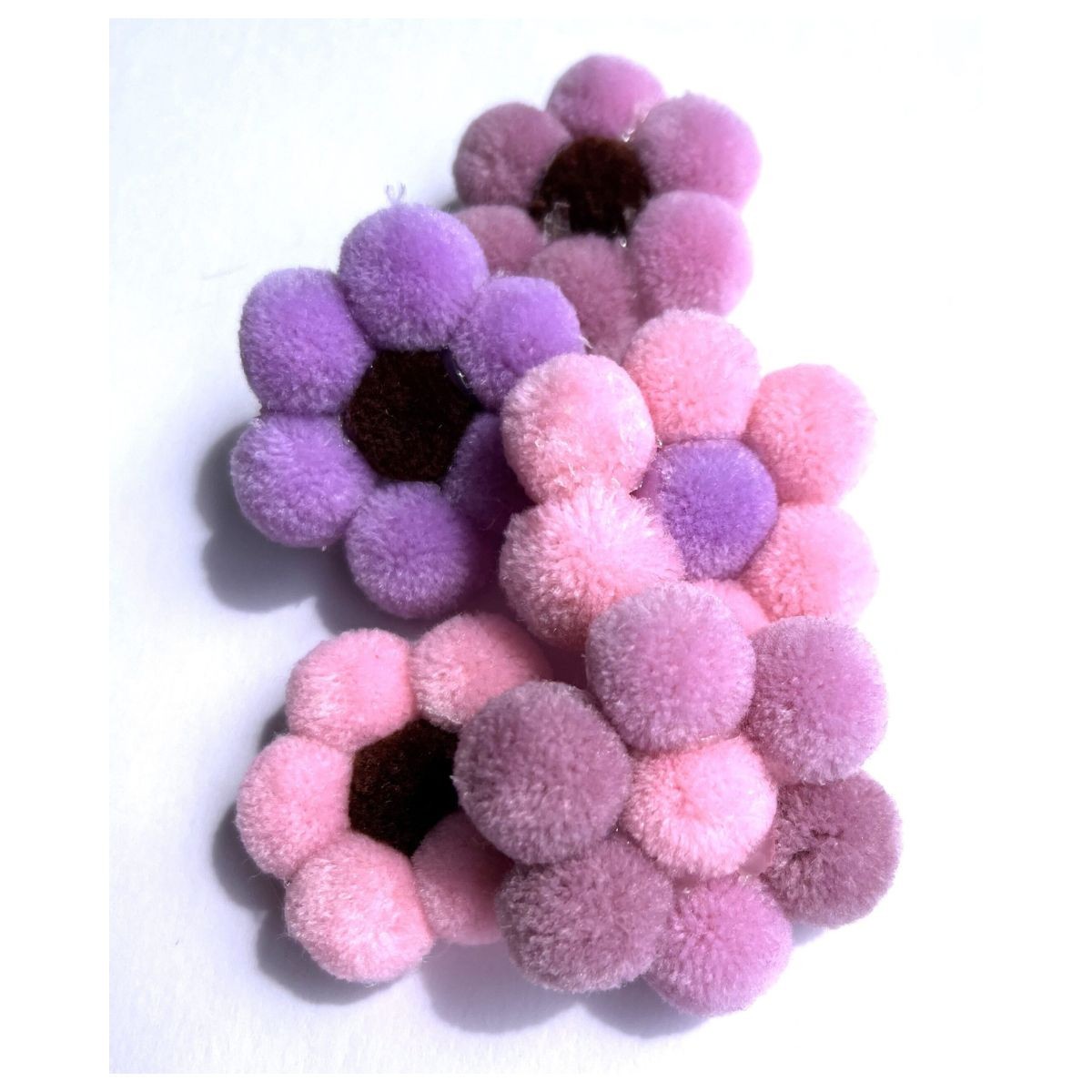 LULUBUG Handmade Σετ 100 Πομ Πομ Χειροτεχνίας Wild Berry Large