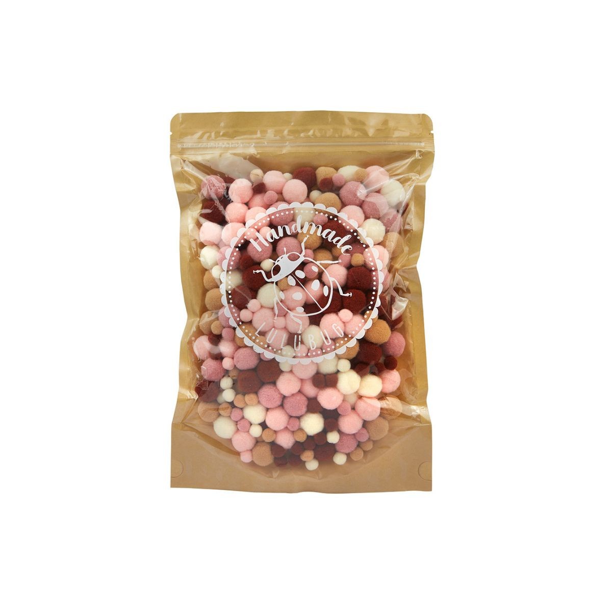 LULUBUG Handmade Σετ 500 Πομ Πομ Χειροτεχνίας Boho