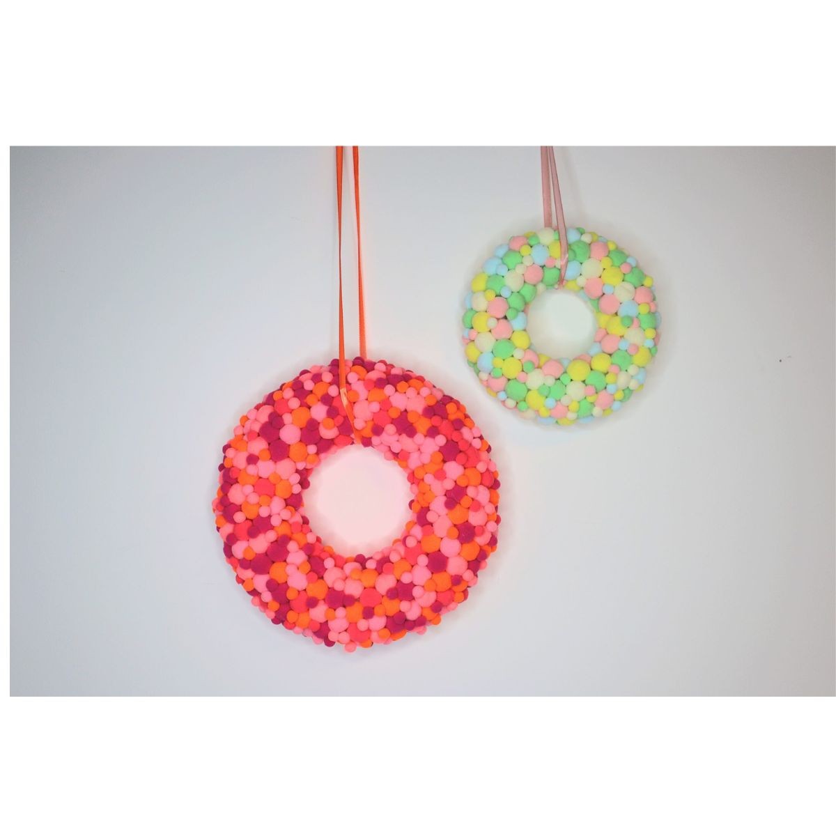 LULUBUG Handmade Σετ 500 Πομ Πομ Χειροτεχνίας Neon