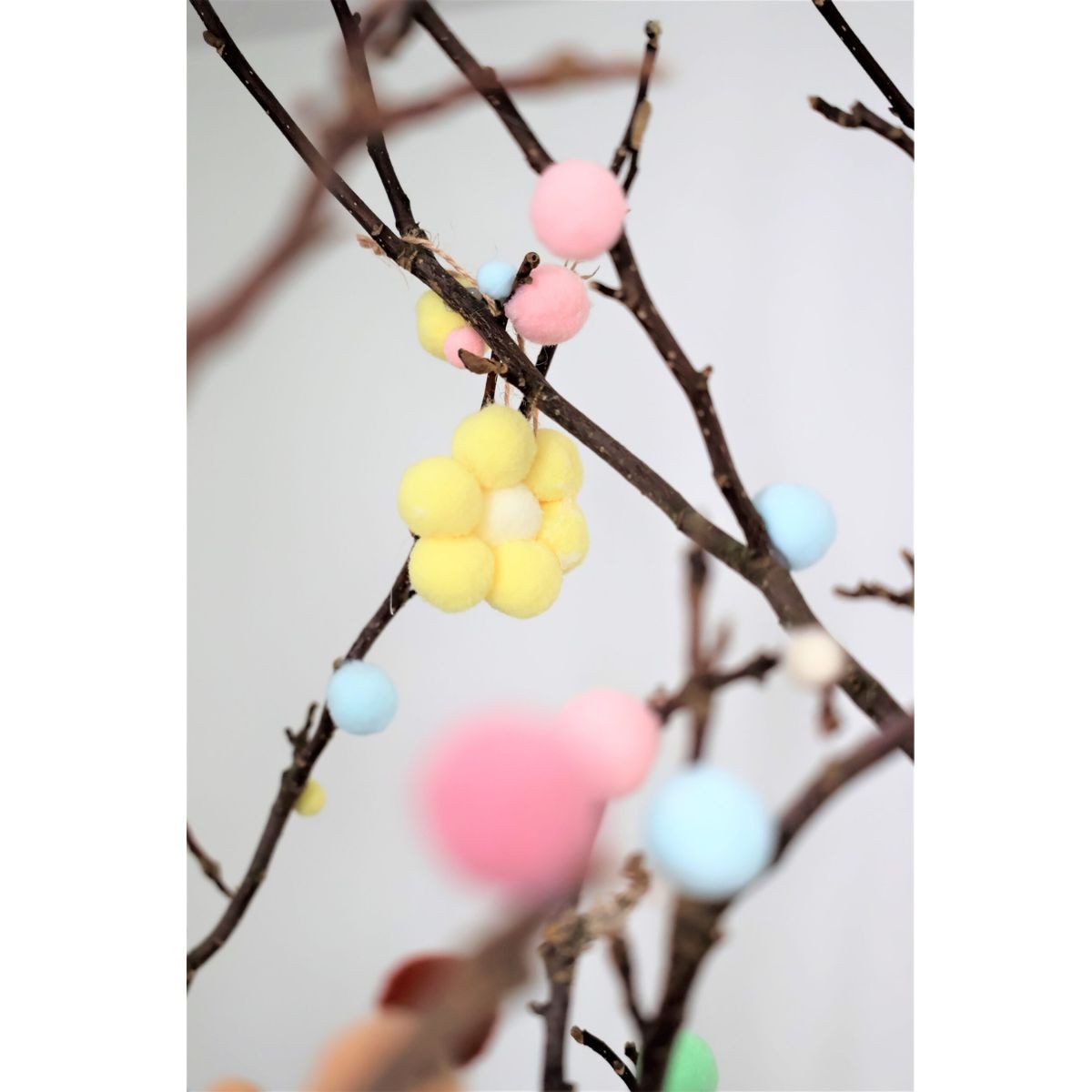 LULUBUG Handmade Σετ 500 Πομ Πομ Χειροτεχνίας Pastel