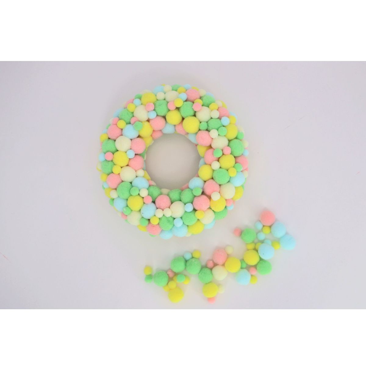 LULUBUG Handmade Σετ 500 Πομ Πομ Χειροτεχνίας Pastel