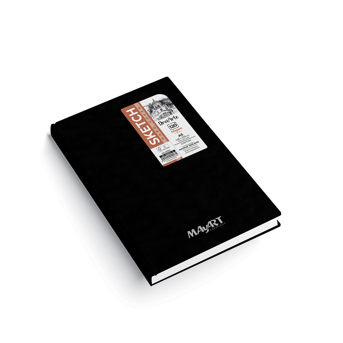 MAYART Creativity - DroiArte Series Hard Cover Sketch Book A5