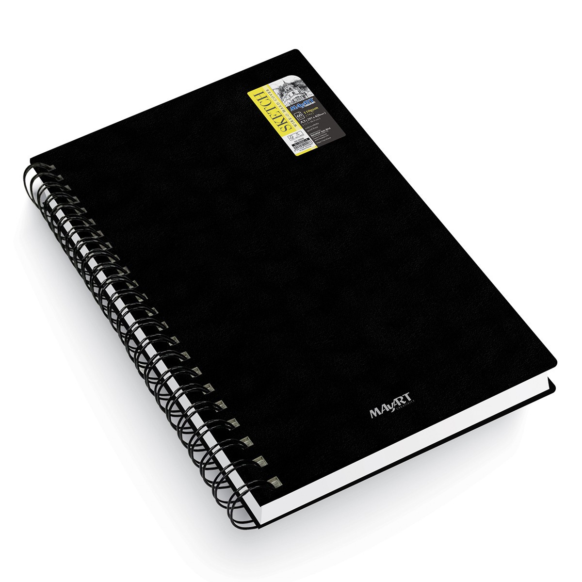 MAYART Creativity - DroiArte Series Wire-O Hard Cover Sketch Book A3+